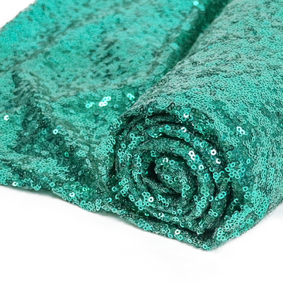 125cm Glitter Sparkly Payet Bordir Kain Untuk Gaun Pesta