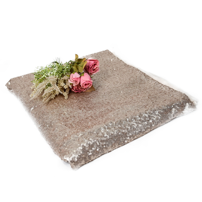 125cm Glitter Sparkly Payet Bordir Kain Untuk Gaun Pesta