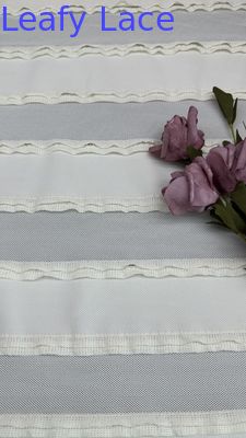 Kain renda berkualitas tinggi untuk gaun pengantin Bahan kain tulle mesh bordir