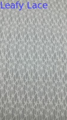 Kain Renda Putih Kemewahan Tinggi Berongga untuk Gaun Pengantin Elegan