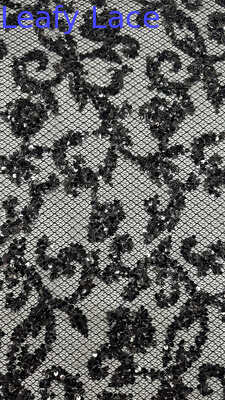 Kain Bordir Payet Mewah Kualitas Tinggi Desain Khusus Untuk Gaun Untuk Gaun Pengantin