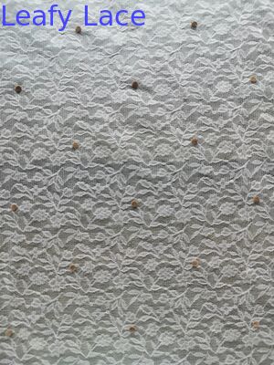 Untuk Wanita Kain renda bordir Disesuaikan Daun Disesuaikan Desain Berita Desain Custom