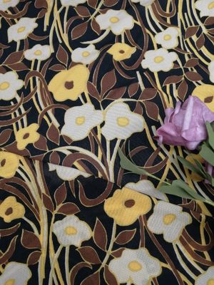 OEM Mesh Tulle Dicetak Kain Renda Rajutan Lebar 145CM